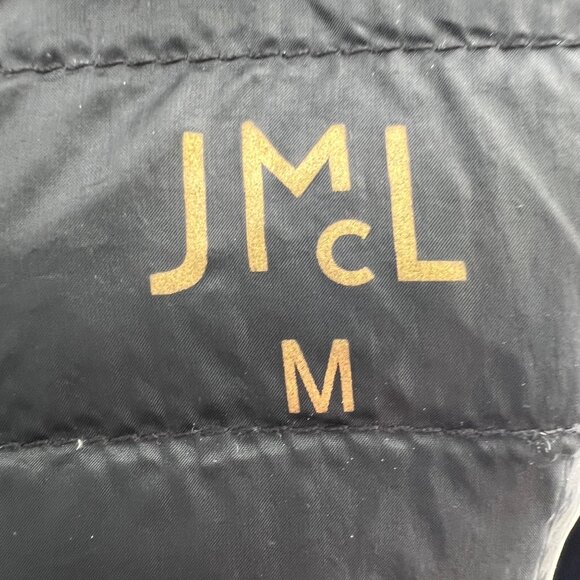 J McLaughlin Quilted Bow Waist Lightweight Goose Down Jacket Black Size Medium - Picture 9 of 12